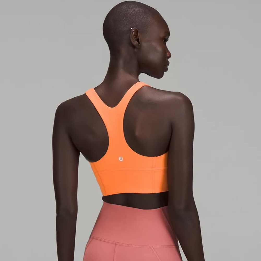 Mint, Lululemon Wunder Train Longline Bra 
Medium Support, C/D Cup size 6
